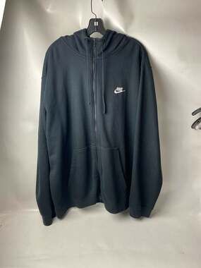 Nike Sportswear Club Fleece Full-Zip Hoodie Black